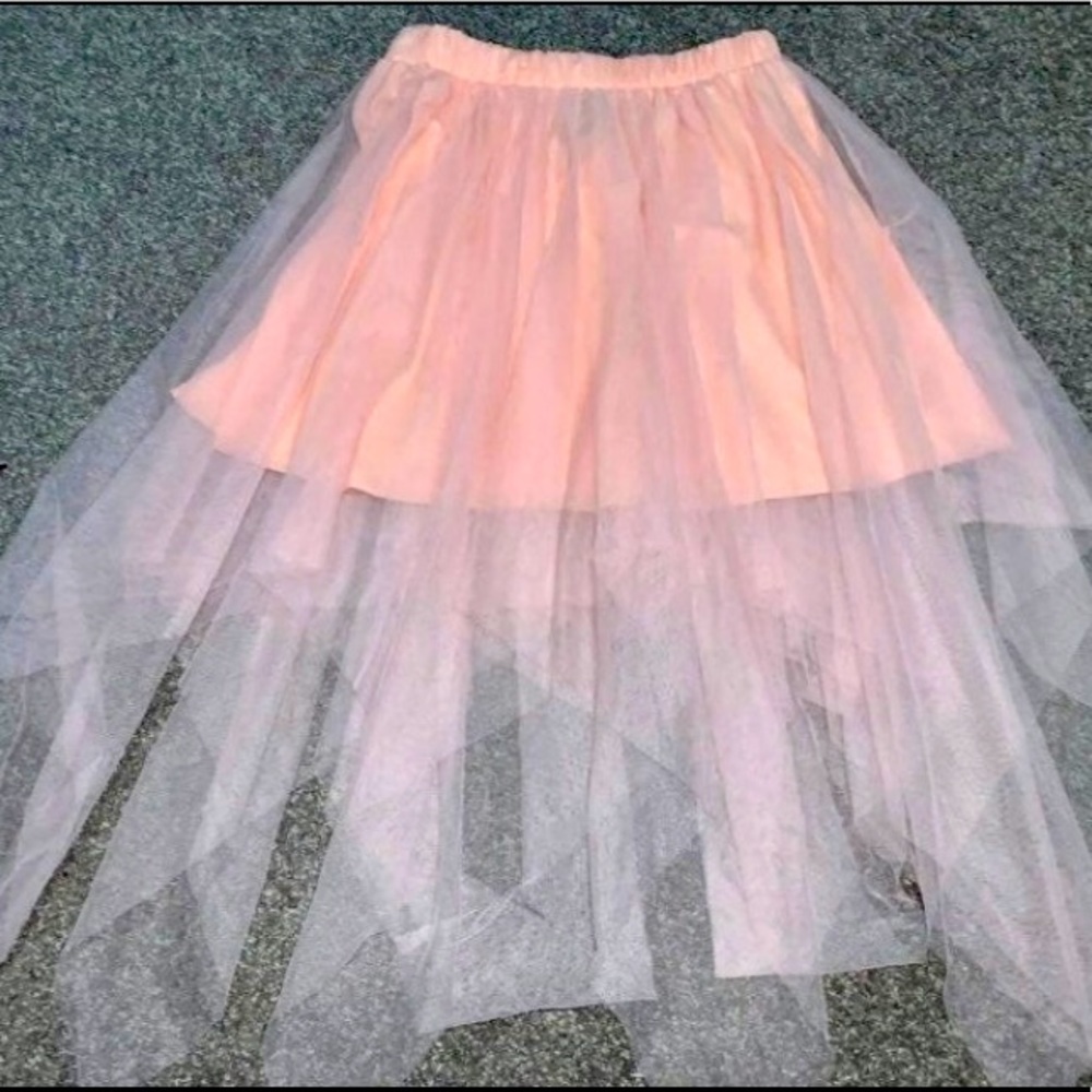 F21 Tulle Midi Skirt